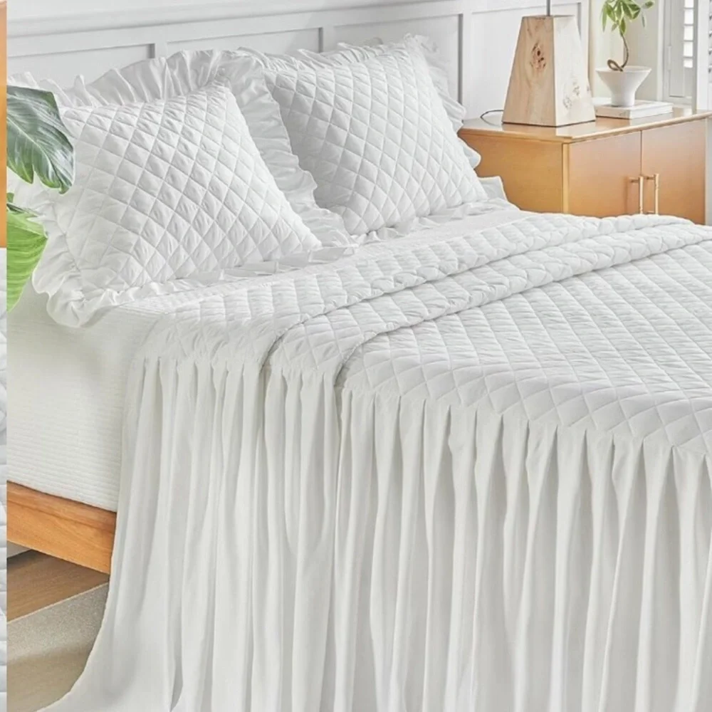 Ruffle Skirt Bedspread Set - 30